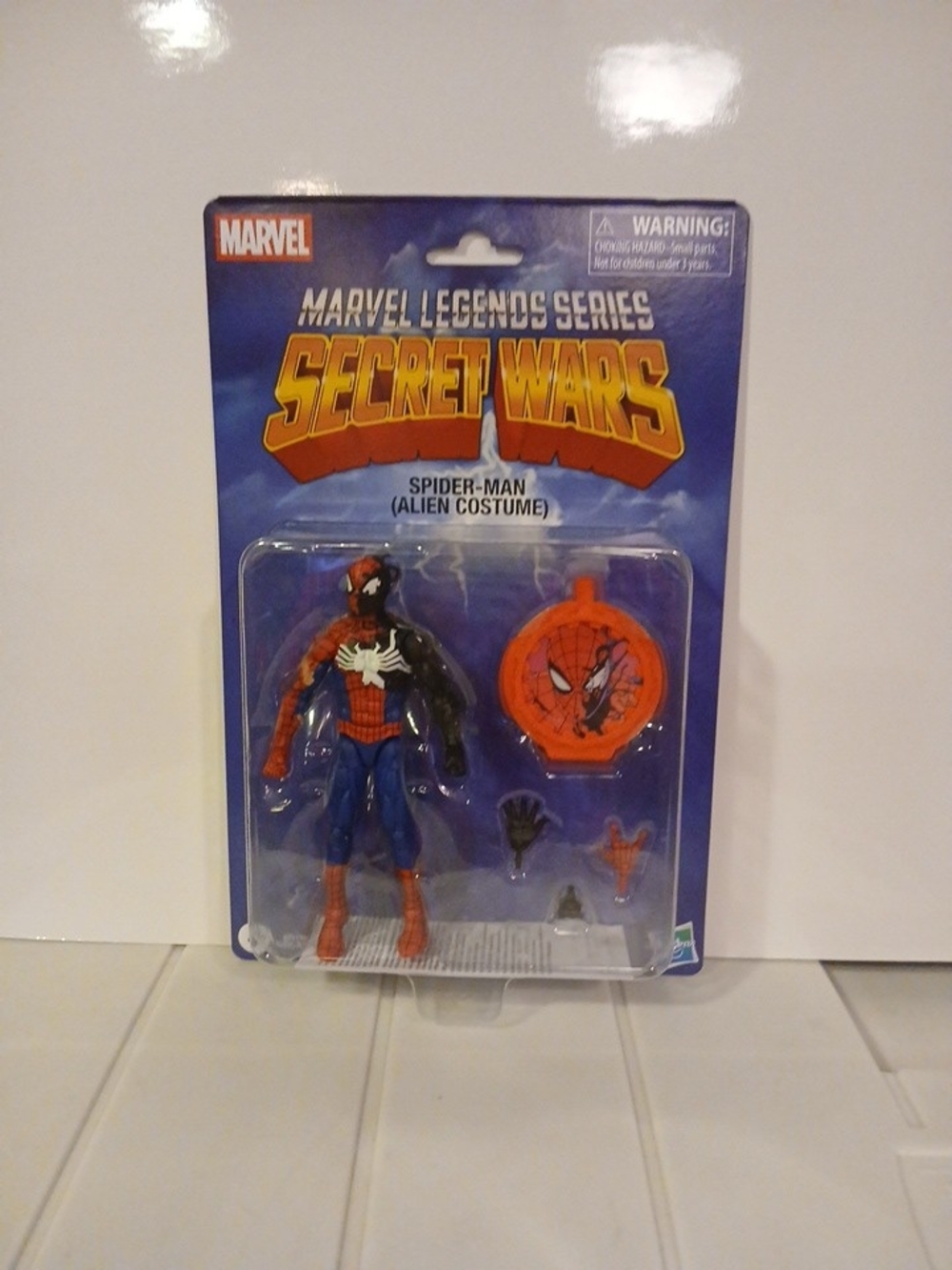 HASBRO MARVEL LEGENDS SECRET WARS SPIDER-MAN 6" FIGURE ALIEN COSTUME SYMBIOTE